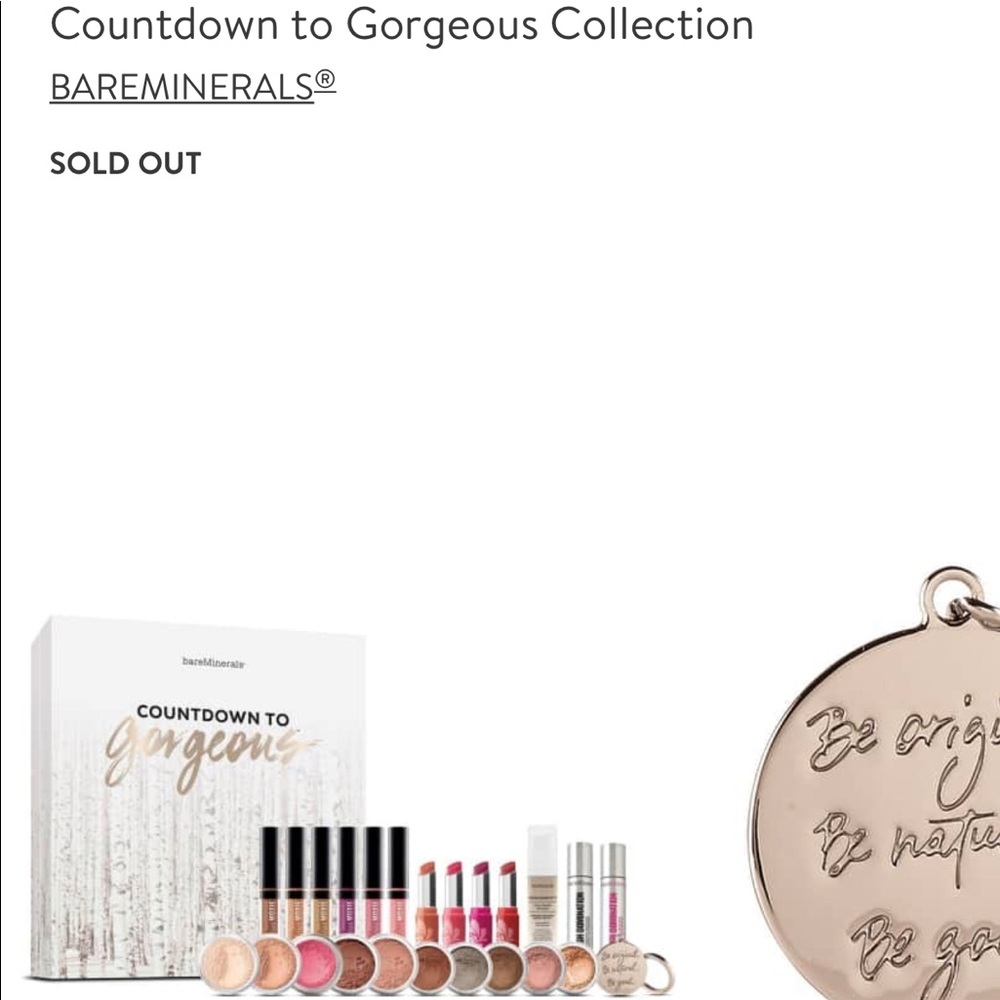 Bare minerals countdown to gorgeous